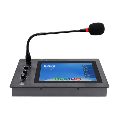 Микрофон SIP-IP пейджинговый Tonmind SIP-M20 со встроенным динамиком