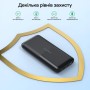 Повербанк 10000mAh Choetech B654 Black 22.5W QC3.0 PD3.0 вбудовані кабелі Type-C та Lightning