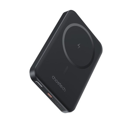 Повербанк 5000mAh Choetech B709 Black PD3.0 беспроводная магнитная зарядка