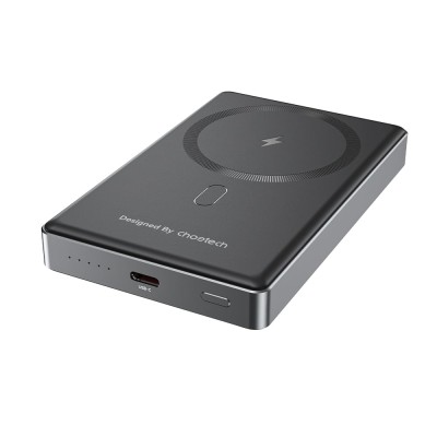 Повербанк 10000mAh Choetech B739 Black QC3.0 PD3.0 бездротова магнітна зарядка
