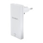 Мережевий зарядний пристрій Choetech PD6011 Ultra thin PD67W GAN A+C White