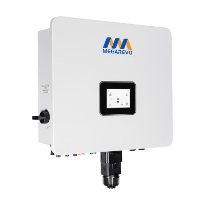 Гибридный однофазный инвертор для солнечных панелей 10kW Megarevo R10KL1DA-G2S 2 MPPT WiFi
