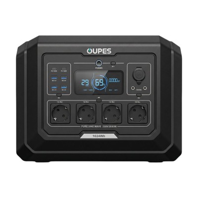 Портативная зарядная станция OUPES Mega 1 S1 2000W 1024Wh LiFePO4