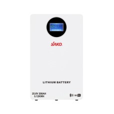 Акумуляторна батарея літій-залізо-фосфатна LiFePO4 200А*год 25.6В 5120Вт*год Sako Li-Sun series SK-25.6V200Ah настінний / підлоговий монтаж
