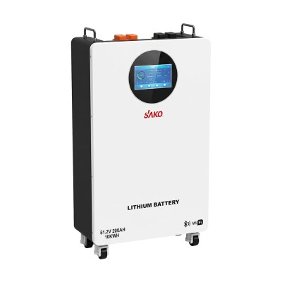 Аккумуляторная батарея литий-железо-фосфатная LiFePO4 200А*ч 51.2В 10240Вт*ч Sako Li-Sun series SK-51.2V200Ah настенный/напольный монтаж