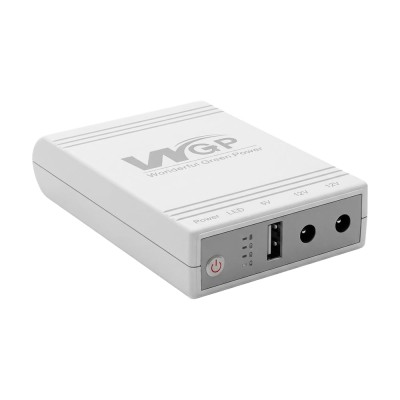 Джерело безперебійного живлення Mini UPS WGP UPS103A 10400mAh 5V/12V/12V, Li-ion 4*2.6Ah, для роутера та оптичного терміналу