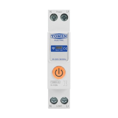 Розумний автоматичний вимикач з Wi-Fi (Tuya) TOMZN TOB9S-63 63A