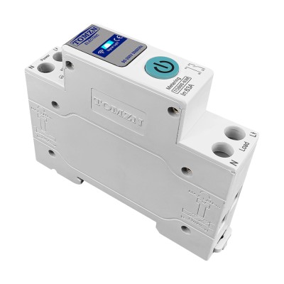 Умный автоматический выключатель Wi-Fi (Tuya) TOMZN TOB9S-63M 63A с мониторингом энергопотребления