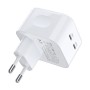 Мережевий зарядний пристрій Choetech Q5008 PD35W 2xUSB-C White