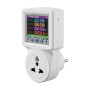 Розумна розетка з реле контролю напруги, струму, потужності з Wi-Fi (Tuya) TOMZN TOVPD1-SKW Universal+EU 16A, моніторинг енергоспоживання