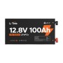 Акумуляторна батарея літій-залізо-фосфатна 12.8В 100А*год LiFePO4 LiTime Slim 12V100-100-SLIM-LTCP-4-SE100 ультратонка