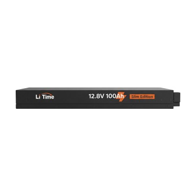 Акумуляторна батарея літій-залізо-фосфатна 12.8В 100А*год LiFePO4 LiTime Slim 12V100-100-SLIM-LTCP-4-SE100 ультратонка