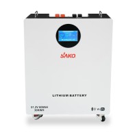 Аккумуляторная батарея литий-железо-фосфатная LiFePO4 600А*ч 51.2В 30720Вт*ч Sako Li-Sun series SK-51.2V600Ah настенный/напольный монтаж