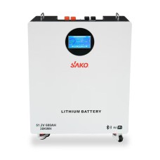 Акумуляторна батарея літій-залізо-фосфатна LiFePO4 600А*год 51.2В 30720Вт*год Sako Li-Sun series SK-51.2V600Ah настінний / підлоговий монтаж
