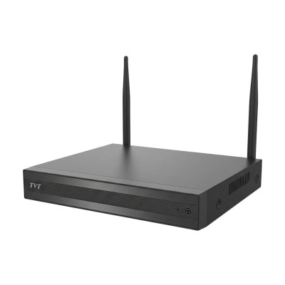Комплект IP-відеонагляду з WiFi на 4 камери TVT TD-P0804W1-001: 4 циліндричні 4Mp WiFi IP-відеокамери + 8-канальний 8Mp WiFi IP-відеореєстратор
