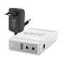 Комплект Mini UPS з блоком живлення: джерело безперебійного живлення Mini UPS WGP UPS103C 16000mAh 5V/12V/12V, Li-ion 4*4Ah, для роутера і оптичного термінала та блок живлення SPF-1202B 12V/2A (24W)