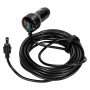 Кабель живлення для Starlink Mini E-NET автомобільний прикурювач/DC з USB Type-C та LED 3м
