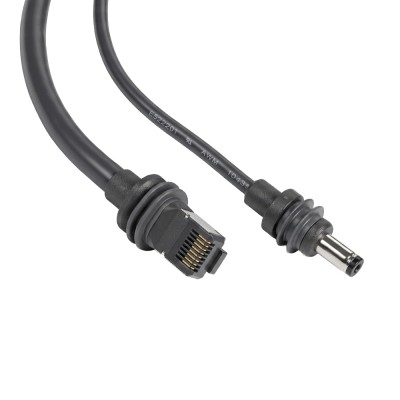 Кабель живлення та передачі даних 2 в 1 DC+Ethernet для Starlink Mini з перехідником Type-C 5м