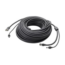 Кабель живлення та передачі даних 2 в 1 DC+Ethernet для Starlink Mini з перехідником Type-C 23м