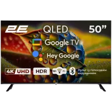 Телевізор 2E 50A77Q 50" дюймів 3840x2160 QLED Google TV