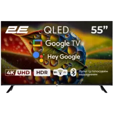 Телевізор 2E 55A77Q 55” дюйма 3840x2160 QLED Google TV
