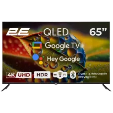Телевізор 2E 65A77Q 65" дюймів 3840x2160 QLED Google TV