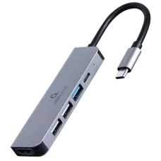 Док станція Cablexpert A-CM-COMBO5-03 USB-C 5-в-1