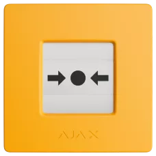 Сповіщувач Ajax Manual Call Point (Yellow) ручний бездротовий