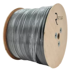 Кабель коаксіальний з живленням 305 м RITAR B305-RG59CU + 2x0.5mm CU, 0,81 мм.CU, 64x0.12m CCA