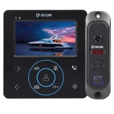 Комплект відеодомофона BCOM BD-480M Black Kit