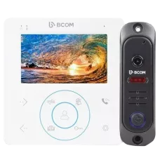 Комплект відеодомофона BCOM BD-480M White Kit