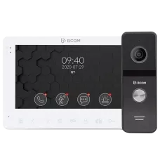 Комплект відеодомофона BCOM BD-780FHD White Kit