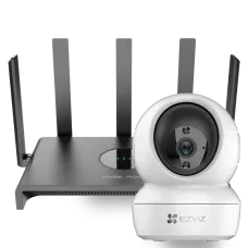 Комплект Ezviz CS-H6c (4MP,W1) + Reyee RG-EW1300G