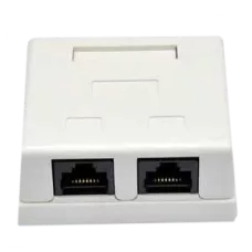 Розетка зовнішня EPNew 2хUTP, кат. 6, RJ45