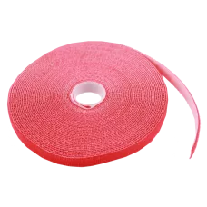 Стяжка-липучка, 12 мм x 10 м, моток, червона EPNew GTM-1210RDZ