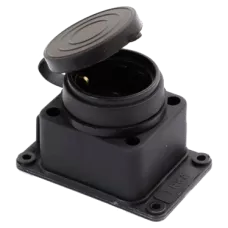 Колодка одинарна з заглушкою 1*16 (каучук) ERKA 6001