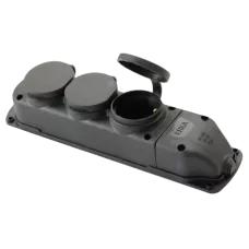 Колодка потрійна із заглушкою 3*16 (каучук) ERKA 6003