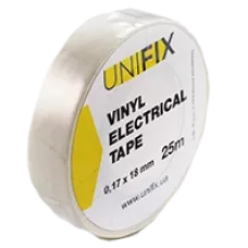 Изоляционная лента бела 0.17х18мм25м UNIFIX ETU-25W