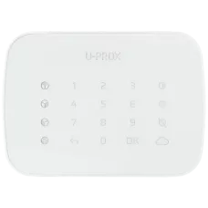 Бездротова сенсорна клавіатура для чотирьох груп U-Prox Keypad G4 White