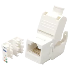 Модуль з'єднувальний безінструментний LW KeyStone RJ45 UTP Slim