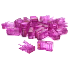 Конектор Ritar RJ-45 8P8C UTP Cat-5 (100 шт/уп.) Q100 Violet