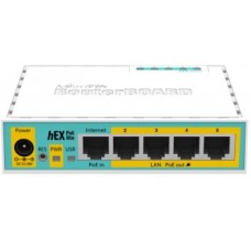 Маршрутизатор MikroTik hEX PoE lite (RB750UPr2) 5-портовий