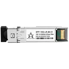 Модуль ALISTAR SFP-10G-LR-BX-D SFP+ 10G BASE-BX 1SM WDM LC 20KM TX1330/RX1270nm DOM
