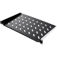 Полиця консольна чорна 19" 1U 250мм