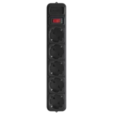 Мережевий фільтр для ДБЖ (UPS) 1.8 м кабель 5 розеток Gembird SPG5-X-6B