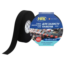 Стрічка для жгутування та захисту кабелів HPX TP1910 19мм х 25м