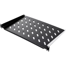 Полиця консольна чорна CMS 19" 1U 300мм