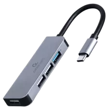 USB-концентратор Cablexpert UHB-CM-U3P1U2P3-01USB-С 1 х USB 3.1 Gen1 (5 Gbps), 3 х USB 2.0