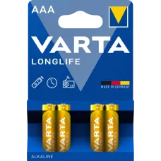 Батарейка AAA VARTA LONGLIFE BLI 4 ALKALINE