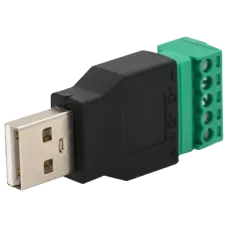 Роз'єм USB (5 контактів) з клемами під кабель